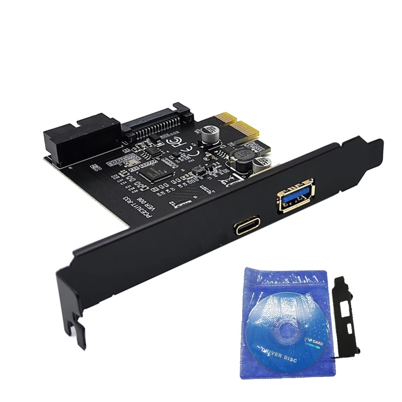 USB Type-C PCI-E адаптер R2LB с внутренним 19Pin USB3.0 5 Мбит/с PCI экспресс-карта RENESAS D720201