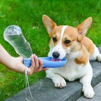 portable 450ml dog pet bowl outdoor travel dog accessories dog water bottle bowls pet supplies for dogs