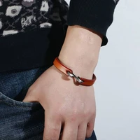 handmade bracelet vintage genuine leather high quality fashion men and women