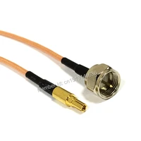 3g antenna cable f male plug switch crc9 male plug rg316 wholesale fast ship 15cm 6