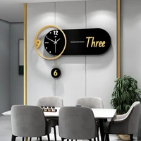 nordic light luxury watch wall clock sitting room fashion creative web celebrity supe home decoration to hang a wall clock