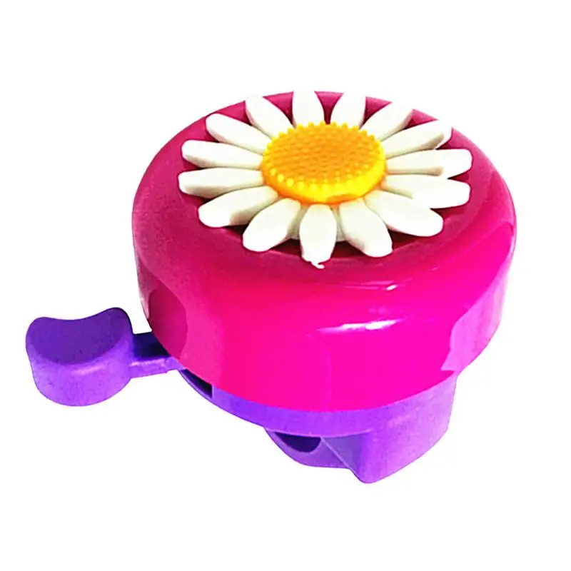 

Kids Funny Bicycle Bell And Rainbow Streamers Daisy Flower Horns Bike Children Girls Cycling Ring For Handlebars