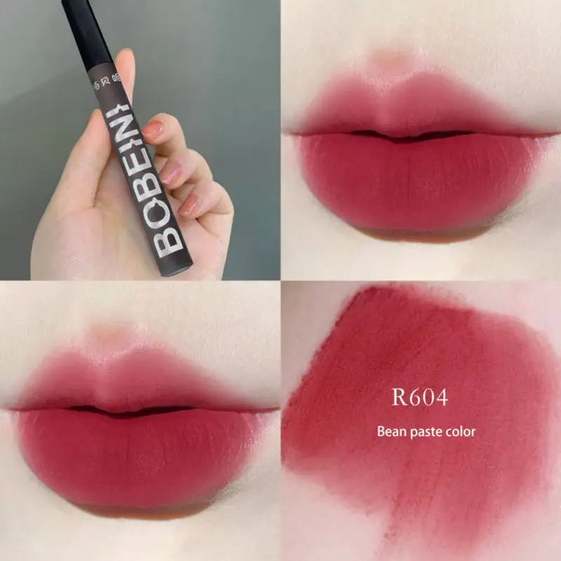 

Velvet Matte Lipstick Fog Surface Sexy Red Long Lasting Waterproof Non-marking Lip Glaze Lip Gloss Cosmetics Makeup Maquiagem