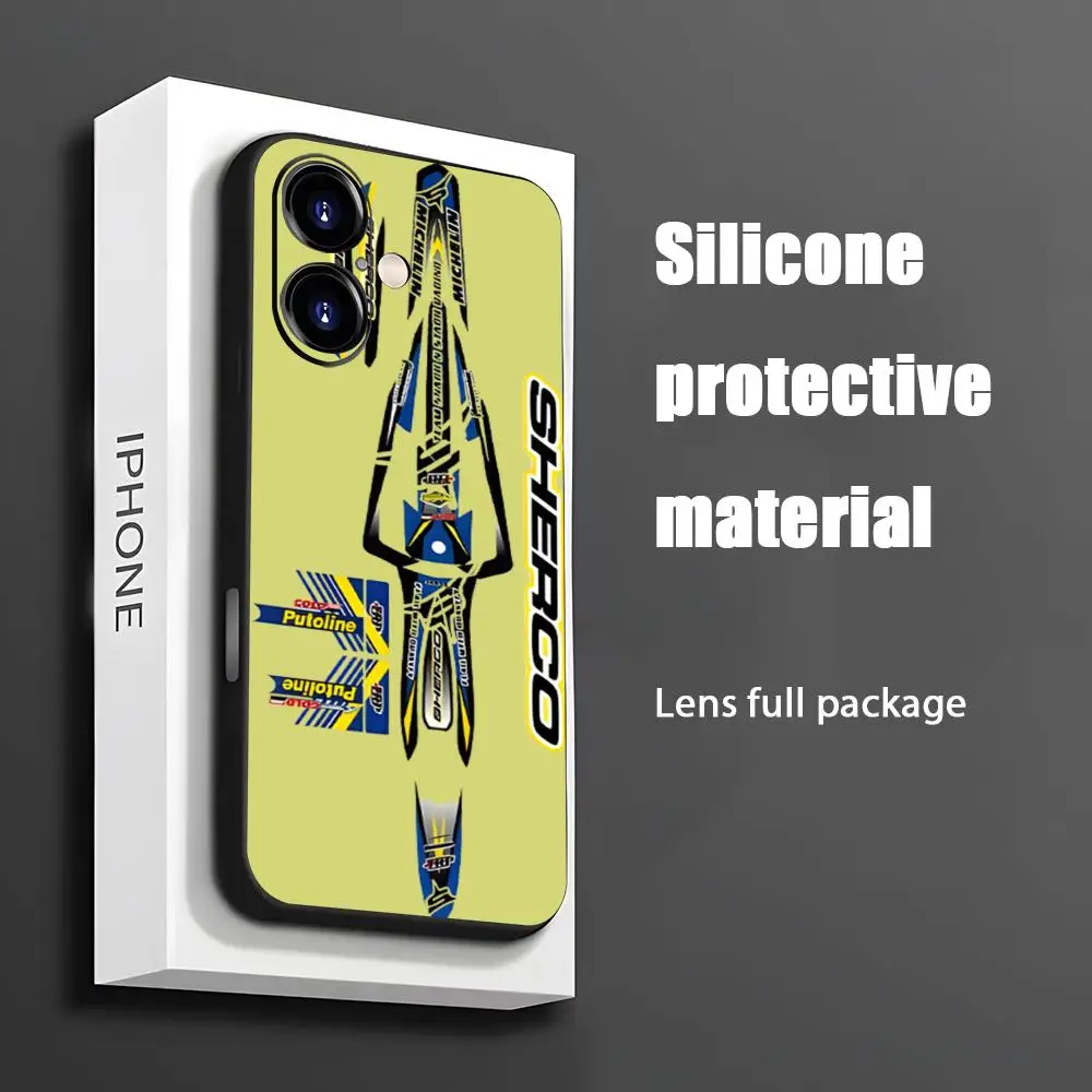 Популярный брендовый чехол для телефона S-She-rcoES iPhone 16 15 14 13 12 11 X XR XS 8 Plus Mini Pro Max