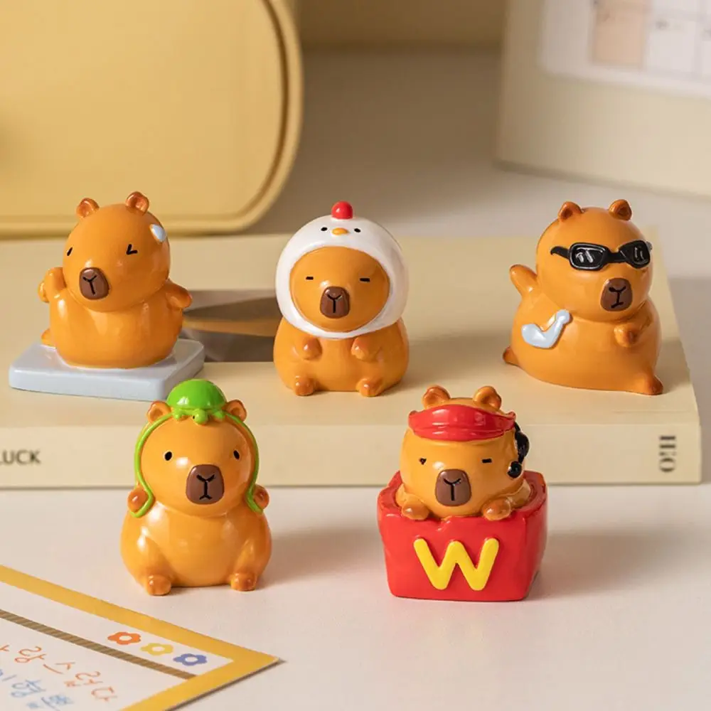 Модель Фигурка Игрушечная Капибары Игрушки Мультфильм Милая Моделирование