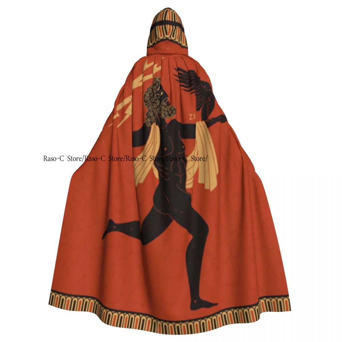 Плащ с капюшоном стиль древней греческой мифологии плащ Бога Zeus накидка вампира