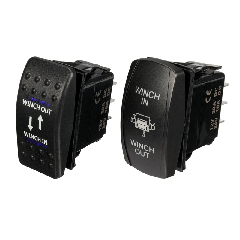 Лебедка в лебедке 12 В 20 А лебедка с переключателем вкл./выкл. 7-контактный цвет