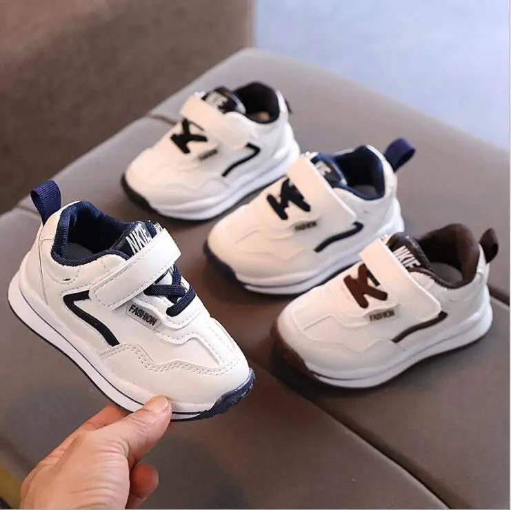 

Size 21-30 Children Anti-slippery Sneakers Boys Wear-resistant Sneakers Baby Girls Shoes with Breathable AQW4000021