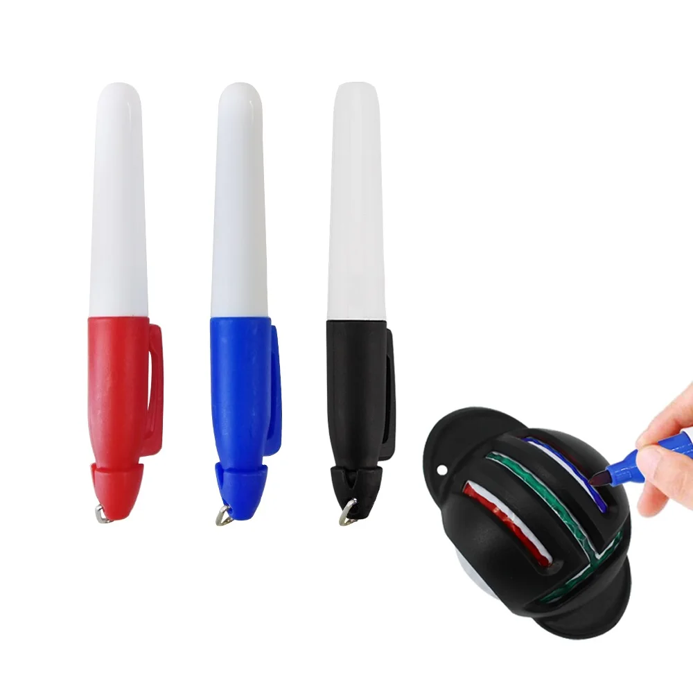 3 шт. маркеры для игры в гольф с подвесным крючком |