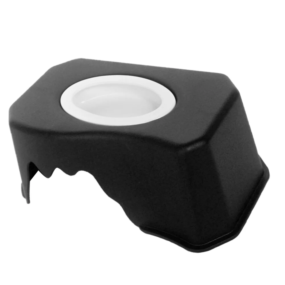 

Reptile Hideout Ceramic Lizzard Cave Turtle Breeding with Feeder Bowl for Bearded Dragons Lizards Gecko Turtles ( Black )