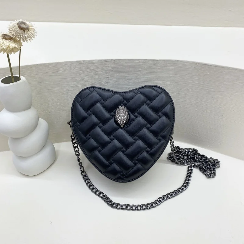 

Summer Luxury Heart-Embroidered Eagle Head Women Cross-Body Bag Lady Shoulder Bag Softness Travel Bags Multicolor