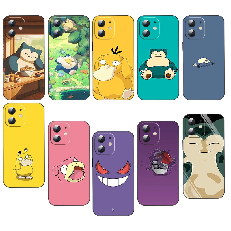 OK23 P-Pok é mon slowpoke Soft Silicone Case for Moto Edge 20Lite G40 G41 G51 G22 G71 5G G9 Play G20 G100 Caver