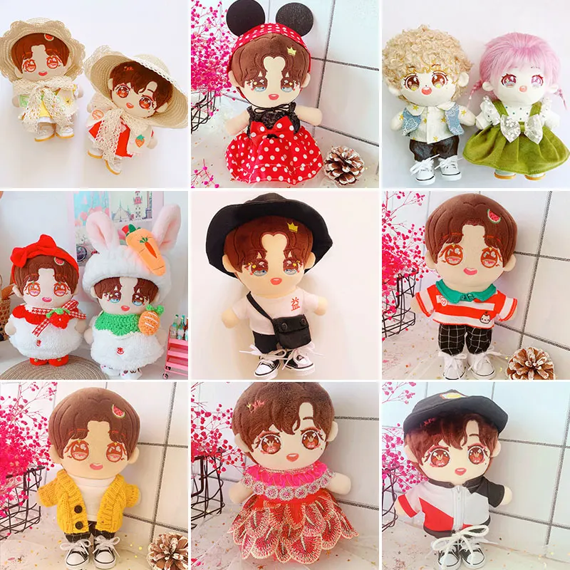 

Джинсовый жилет, рубашка, черная, зеленая юбка на подтяжках, костюм 20 см, exo детская одежда, звезда, хлопковая кукольная одежда, костюм, аксесс...