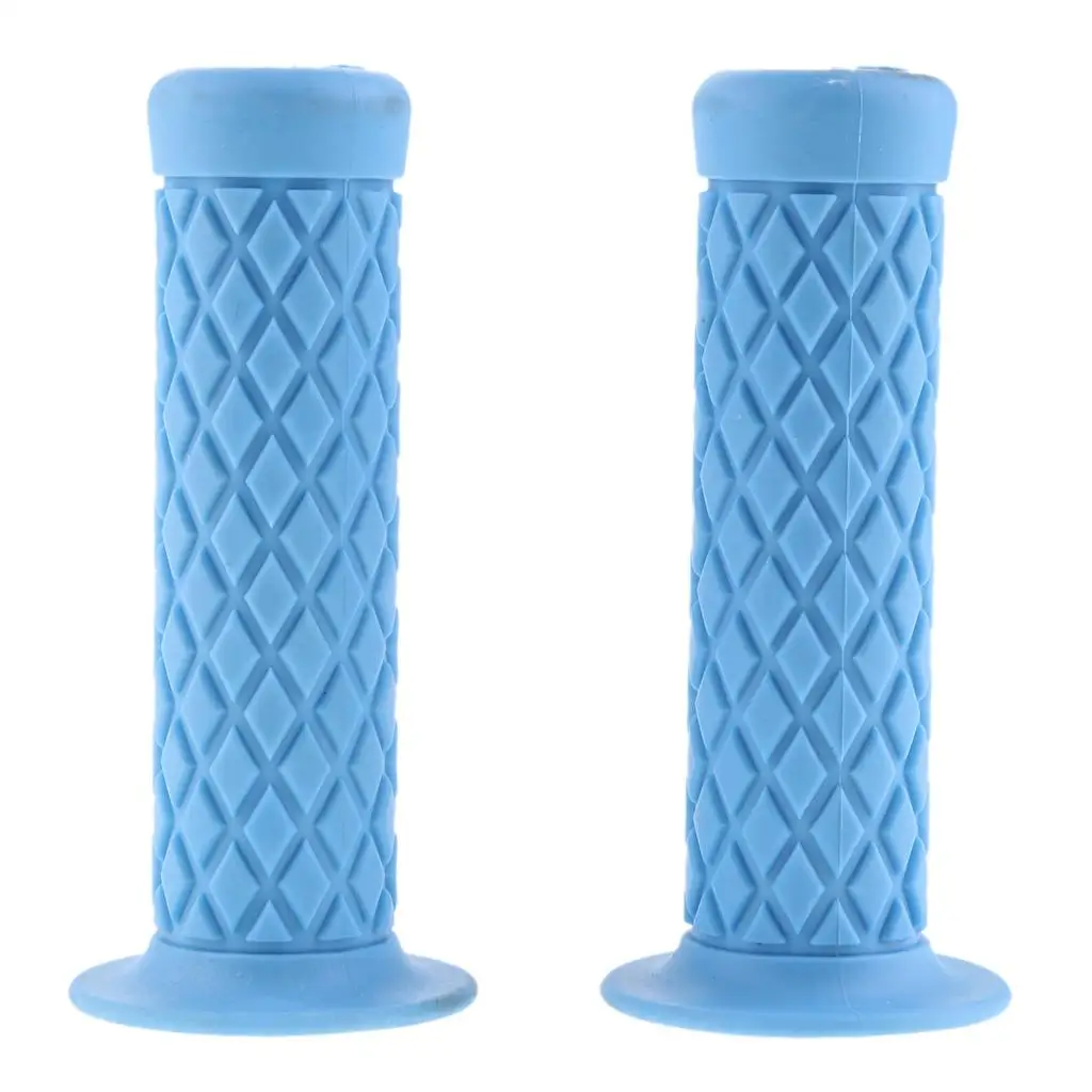 

1 Pair Vintage Rubber Motorcycle Handlebars Grips 7/8 22mm Universal