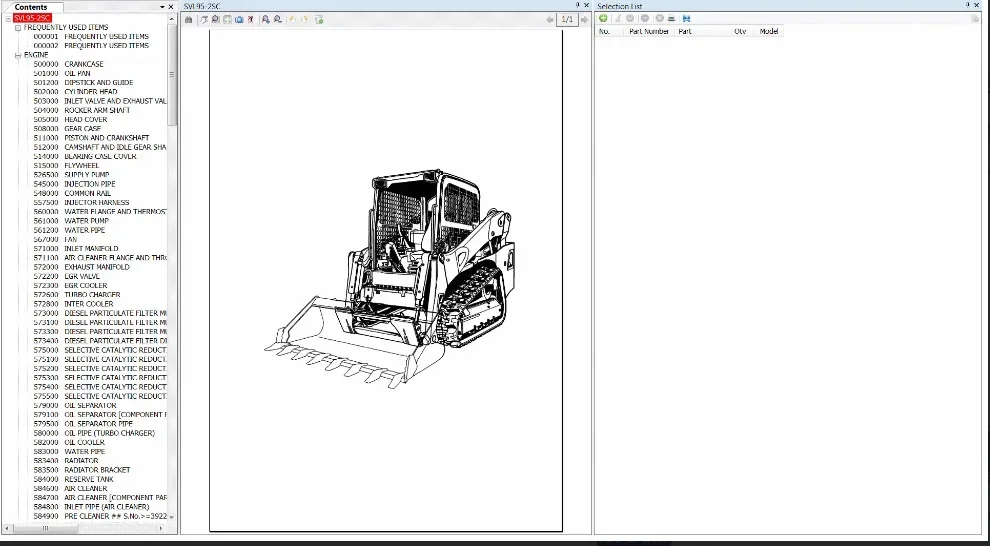 Каталог запасных частей Kubota KES 2021р.