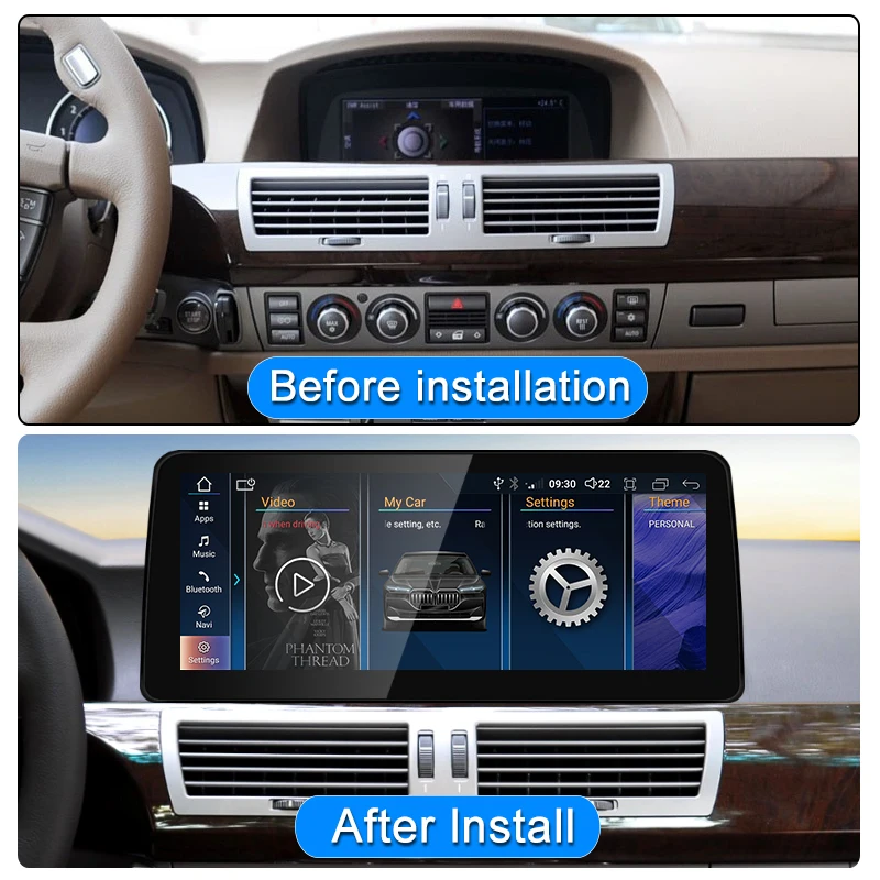 Новый ID8 12 3-дюймовый беспроводной Android AUTO Carplay Интеллектуальная система