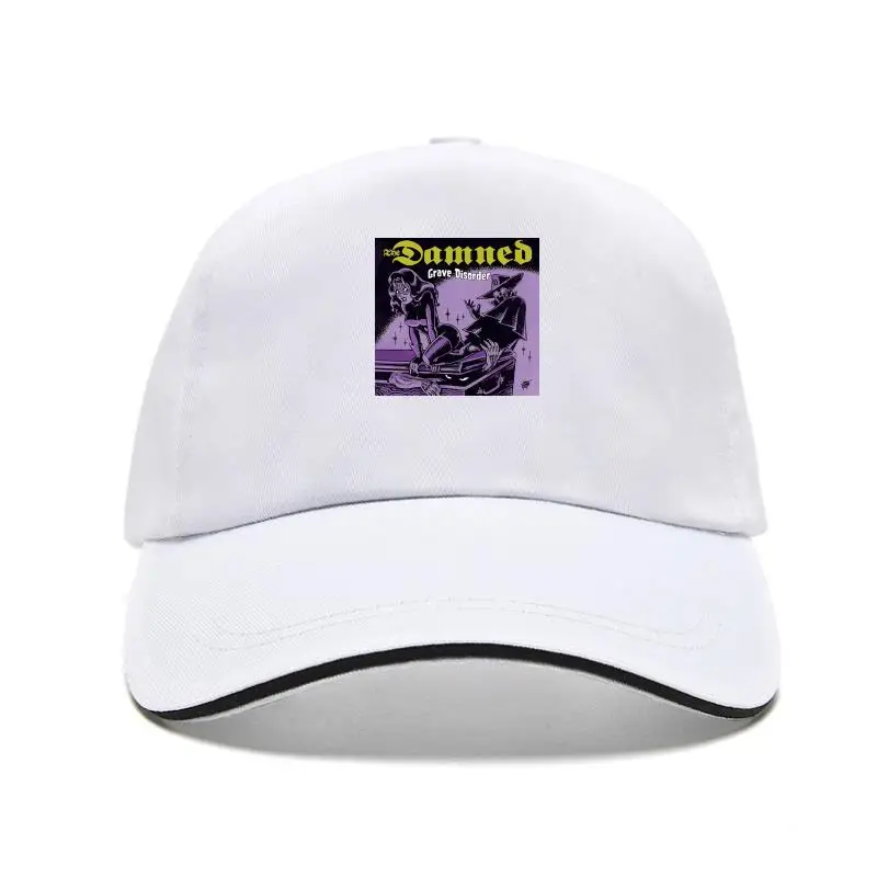 

The Damned Grave Disorder English Punk Rock Band Men Black Baseball Cap Adjustable Flat Brim