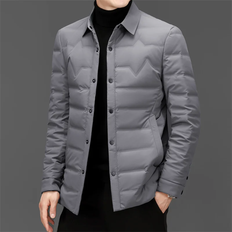 New arrival Winter 90% white duck down jackets men,Mens jacket Casual warm Coat White Duck Down Jacket