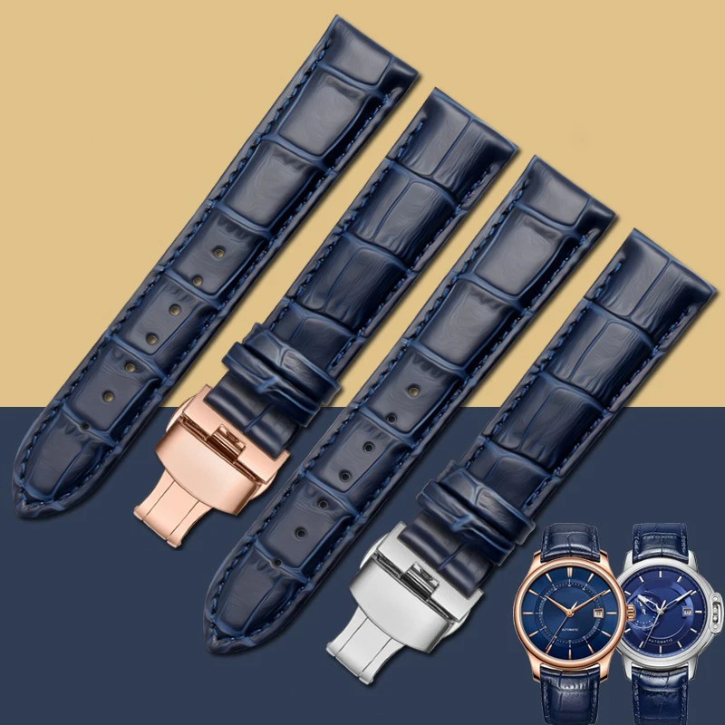 

Ремешок для часов Panerai для SEIKO мужской, винтажный браслет из натуральной воловьей кожи, черный темно-коричневый цвета, 20 мм 22 мм 24 мм