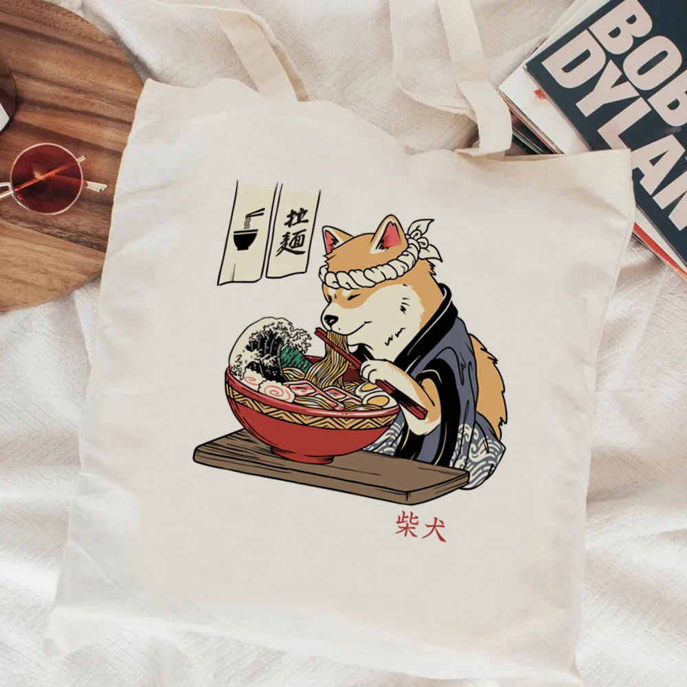 Сумка для покупок Shiba Inu продуктовая парусиновая сумка bolso сумка-тоут bolsa compra bolsas