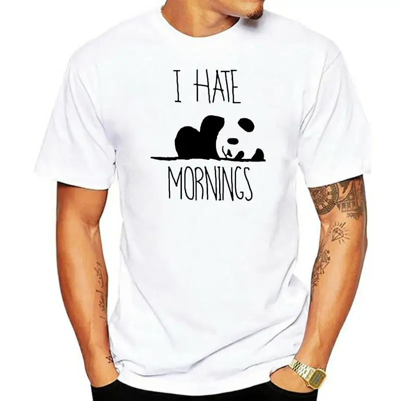 

I Hate Mornings Panda Bear T Shirt More Size And Colors Tee Shirt