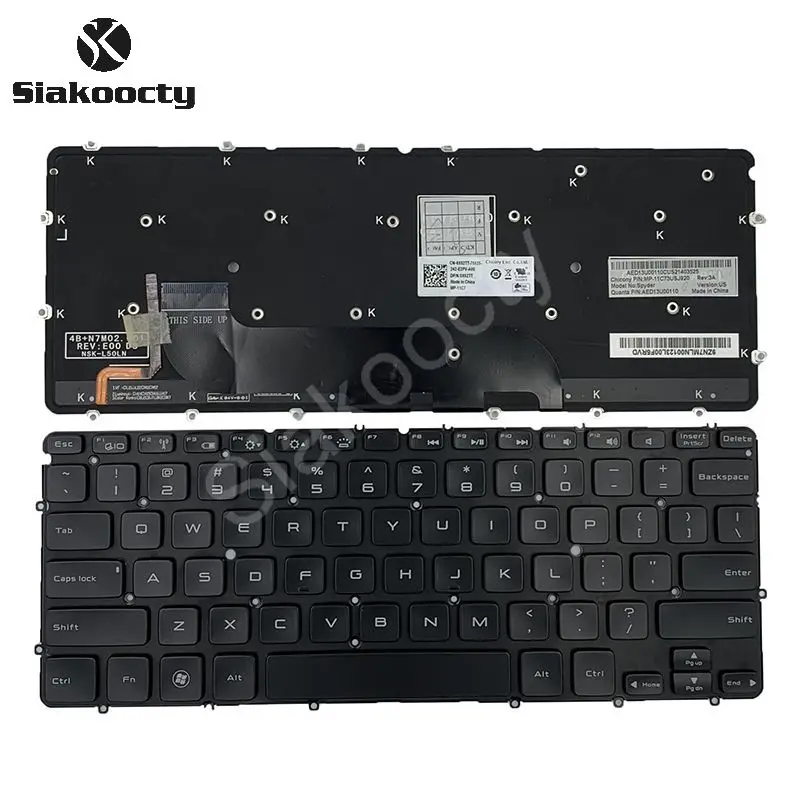 

Siakoocty for DELL XPS12 13 9Q23 9333 TO2H L321X L322X MH2X1 Keyboard Backlight