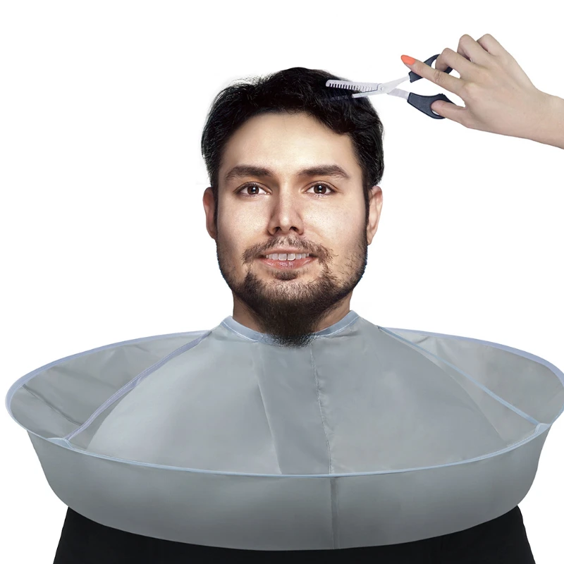

Adult Haircut Wai Cloth Three-Dimensional Breathable Household Haircut Cloak Hair Dye Foldable Haircut Tool Haircut Cloak Cloth