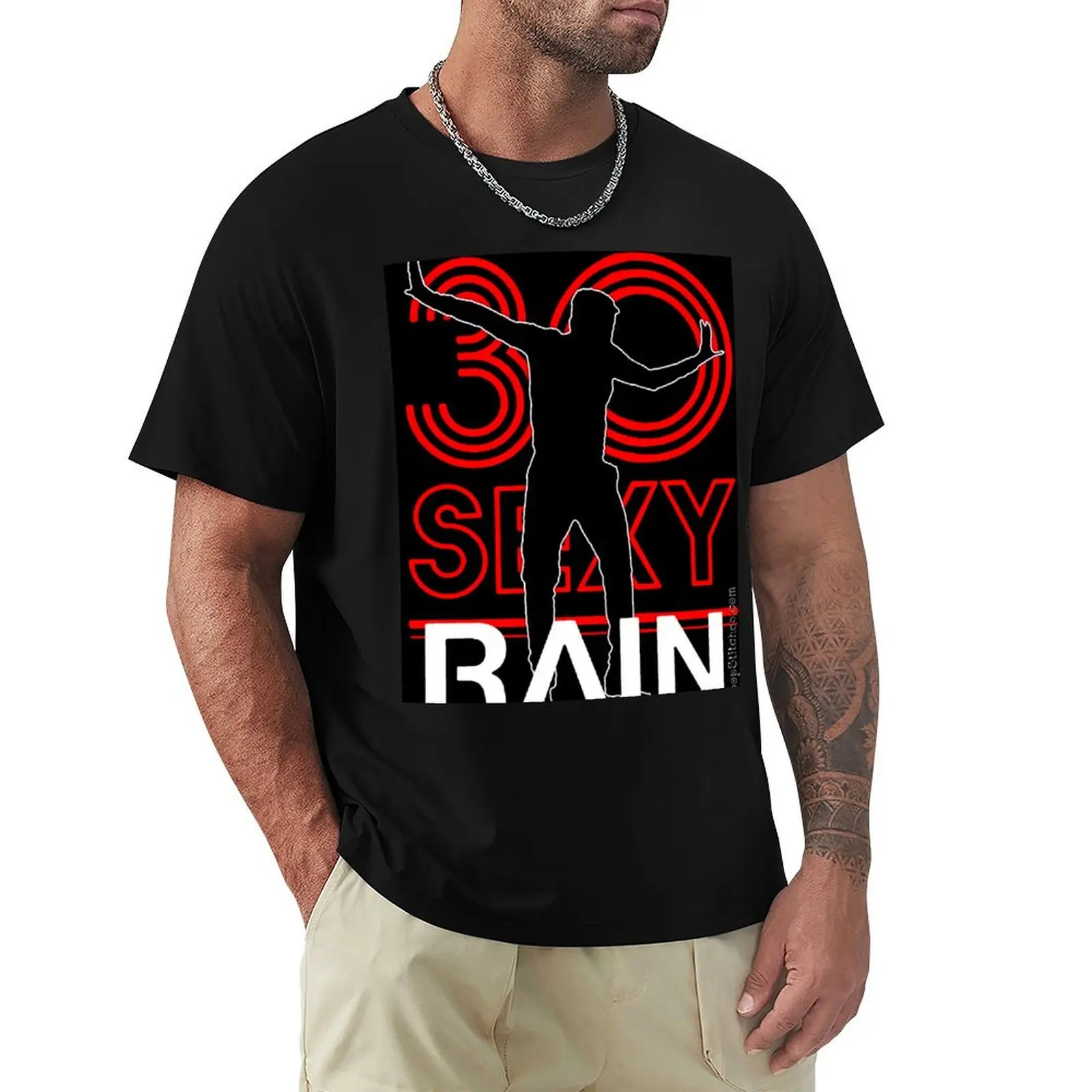 Фото Футболка Rain is 30 Sexy Jung Jihoon, повседневная рабочая одежда. №1