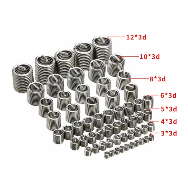 Набор резьбовых вставок для ремонта резьбы Комплексный набор инструментов KXRE