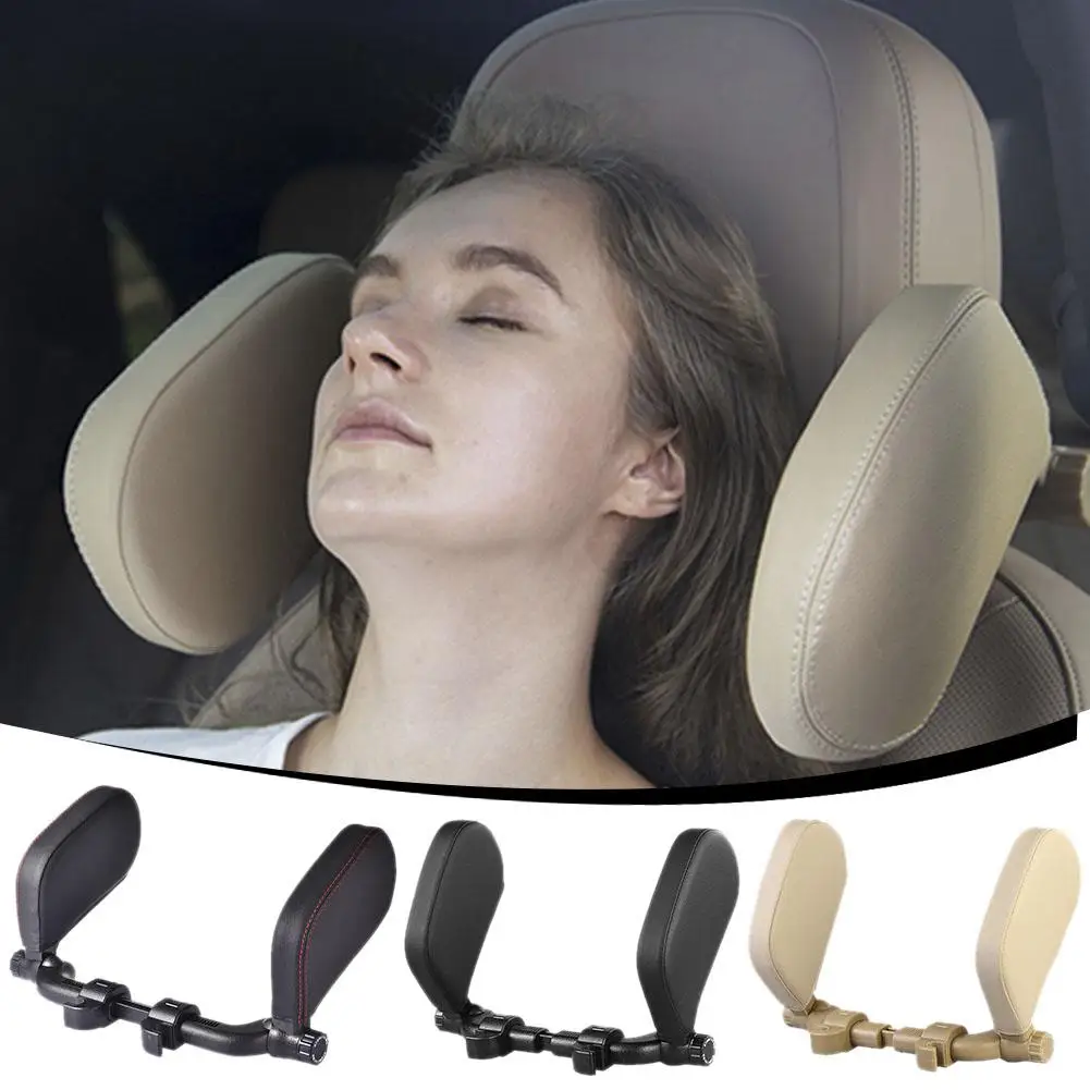 

BAINLE Auto Seat Head Cushion Car Pillow Car Seat Headrest Travel Rest Neck Pillow Support Solution For Kids And Adults Children