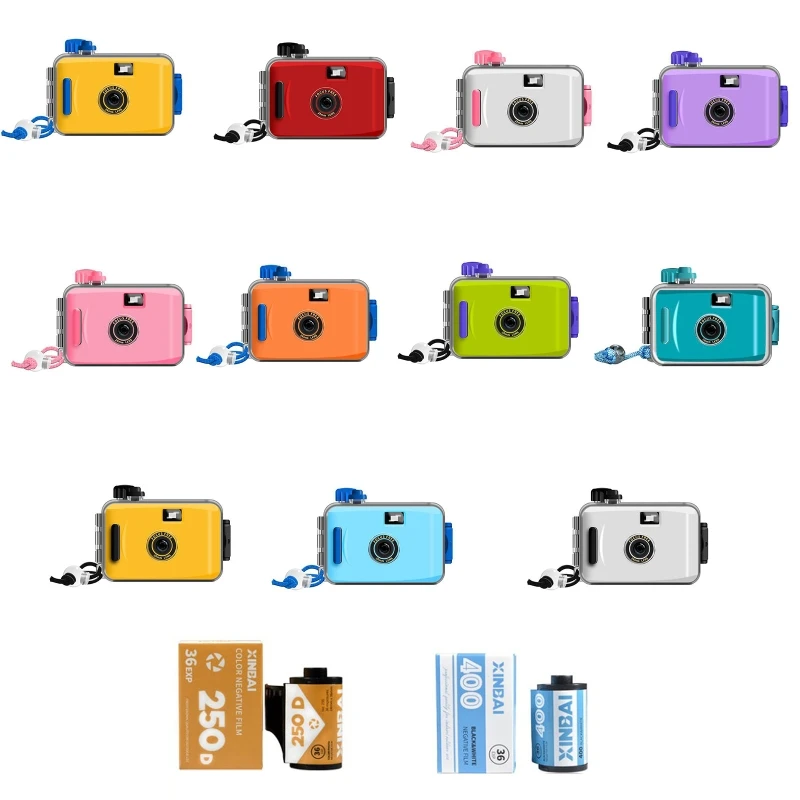 

35mm Retro Film Camera Manual Kids Point-and-Shoot Camera 3 Meters Waterproof