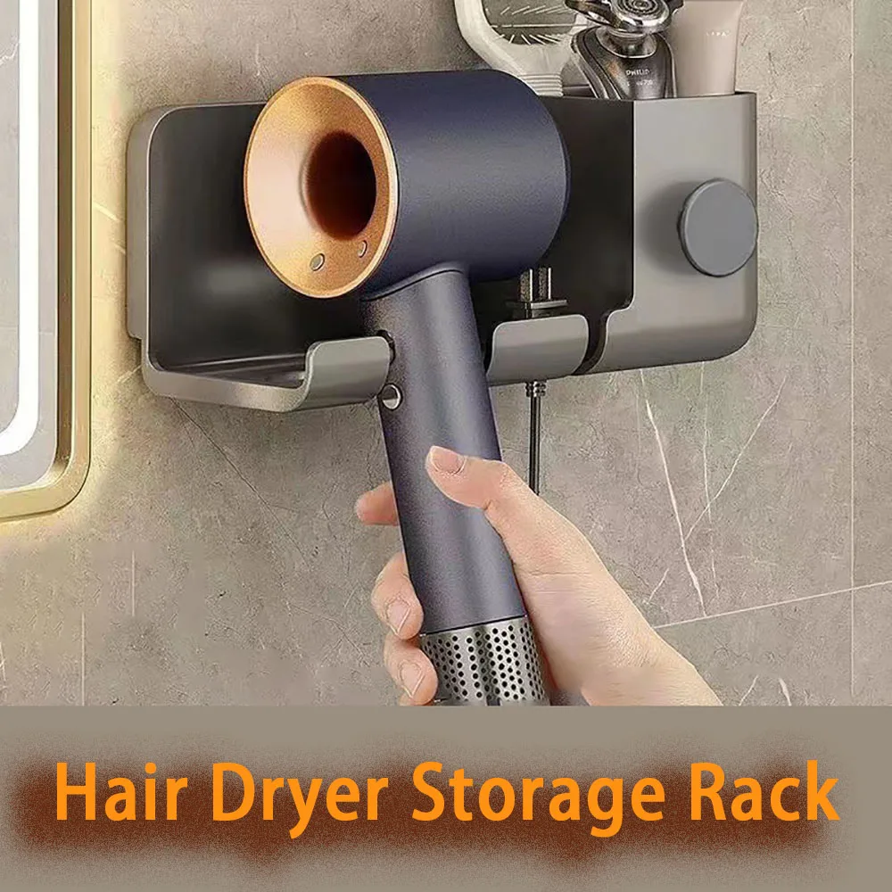 

Держатель для фена, настенная подставка для фена, подставка для выпрямителя, органайзер для фена, коробка, держатель для унитаза, полка, аксессуары для ванной комнаты