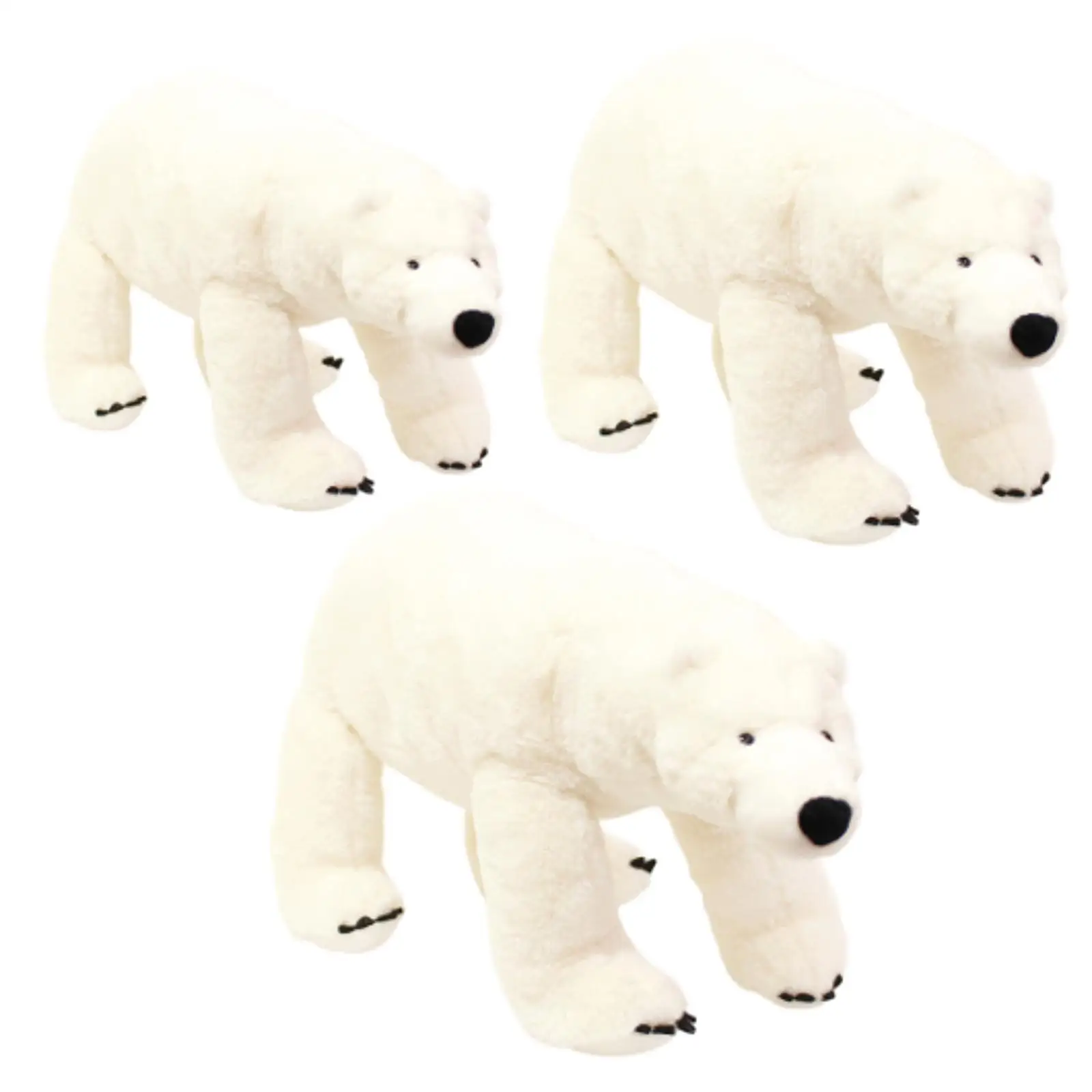 Полярный медведь мягкая кукла милый обнимающий белый плюшевая игрушка для