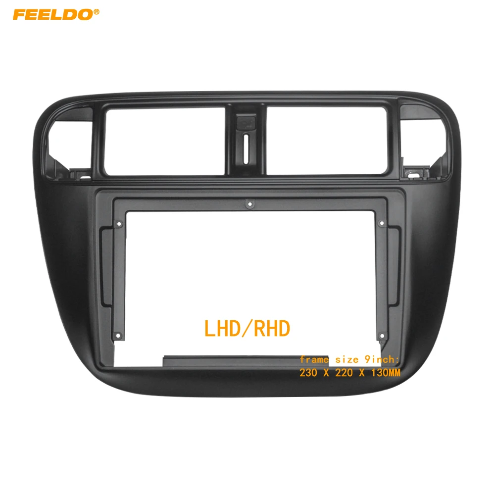 

Автомобильная аудиопанель FEELDO 2Din, лицевая панель, рамка для Honda Civic LHD/RHD, большой экран 9 дюймов, радио, стереопанель, крепление для приборной панели