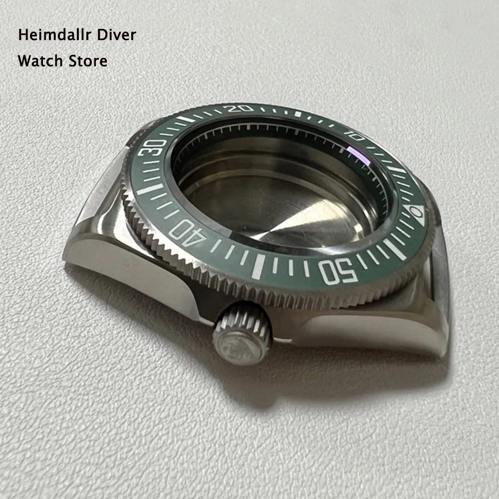 Watch Modify Parts 42mm Titanium Material FXD Case Sapphire Full Luminous Bezel Fit NH35/36 Automatic Movement 200m Waterproof