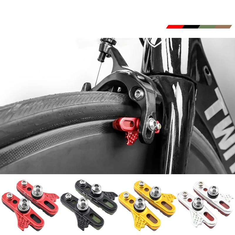 

Folding Bicycle Wear-resistant Replaceable Drawer C-clip Brake SkinsBicycle Accessoriesroad Bike Carbon Rim Brake Blocks