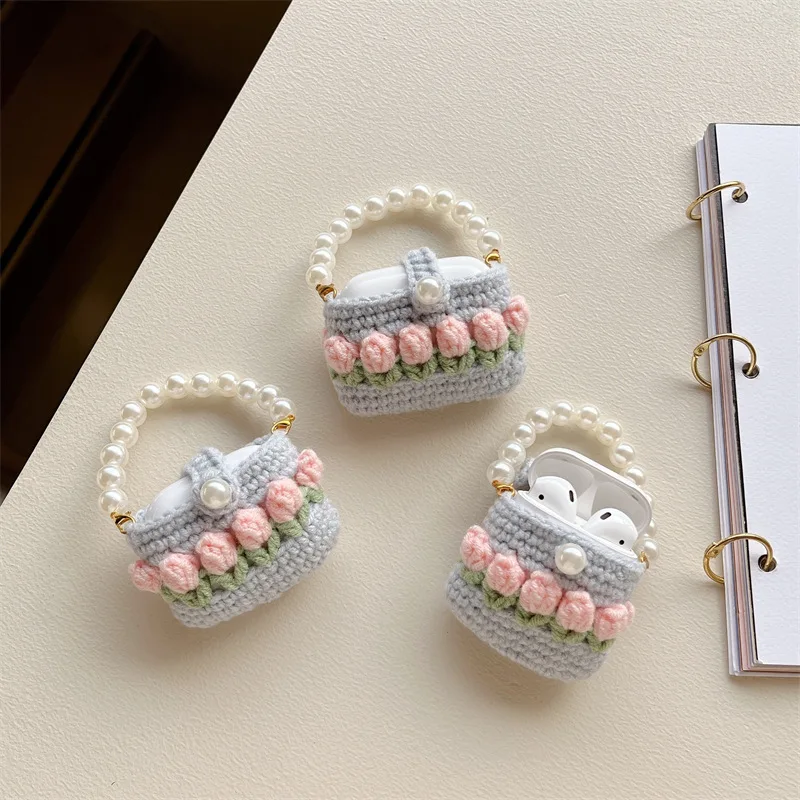 Жемчужная Сумка-тюльпан чехол для наушников защитный самостоятельной сборки