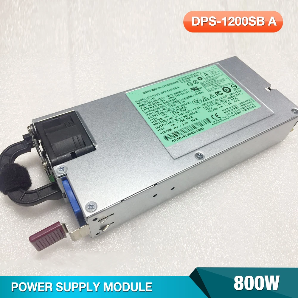 DPS-1200SB A для серверного блока питания HP DL580 Gen8 G8 660185 -001 643956 -101 800 Вт