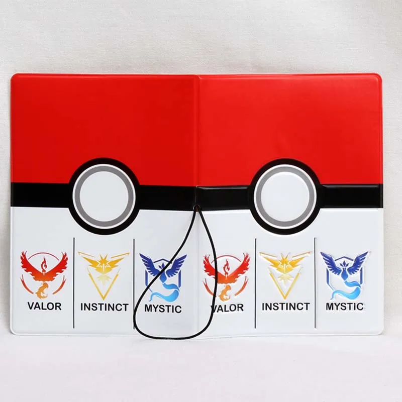 Мультяшные аксессуары для путешествий Чехол паспорта Pokemon Go из ПВХ с 3D рисунком