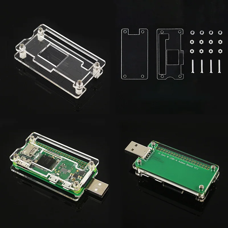 Фото Корпус платы расширения USB Raspberry Pi Zero 1,3/W Bad USB-конвертер №2
