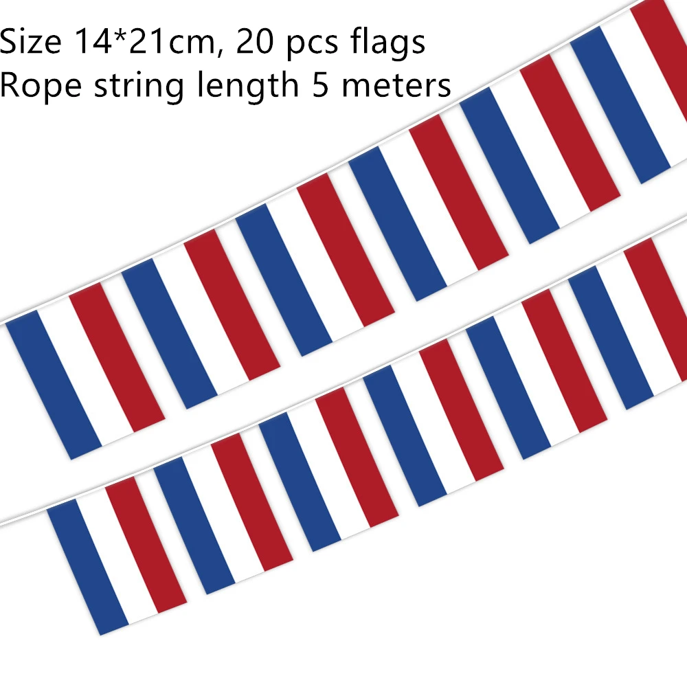 20 шт. декоративные флаги 14 х21 см