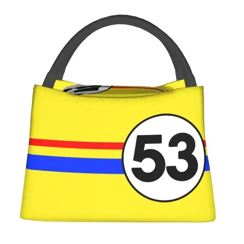 Классический гоночный автомобиль Herbie 53 многоразовый ланч-бокс термоохладитель