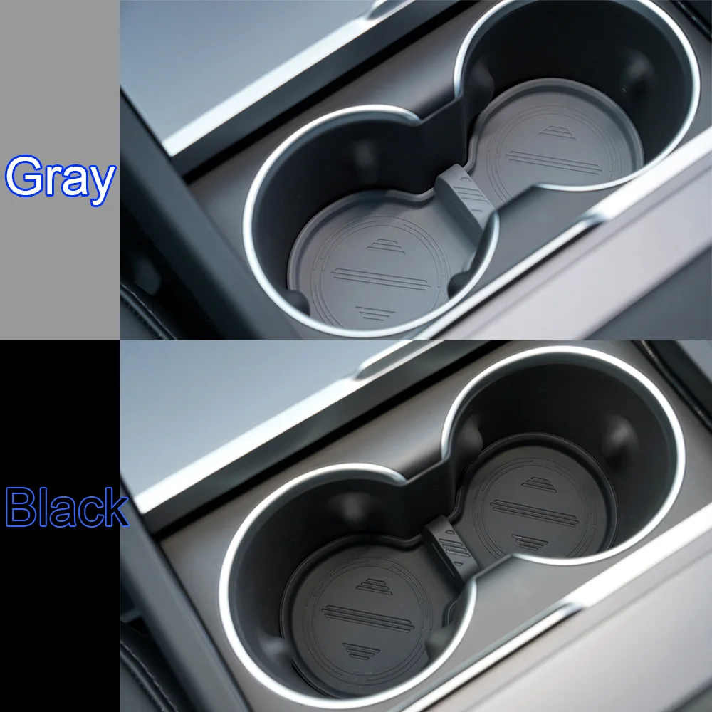 Для Tesla Model S X 2022 - 2024 3 Highland держатель стакана для воды коробка хранения консоль ТПЭ