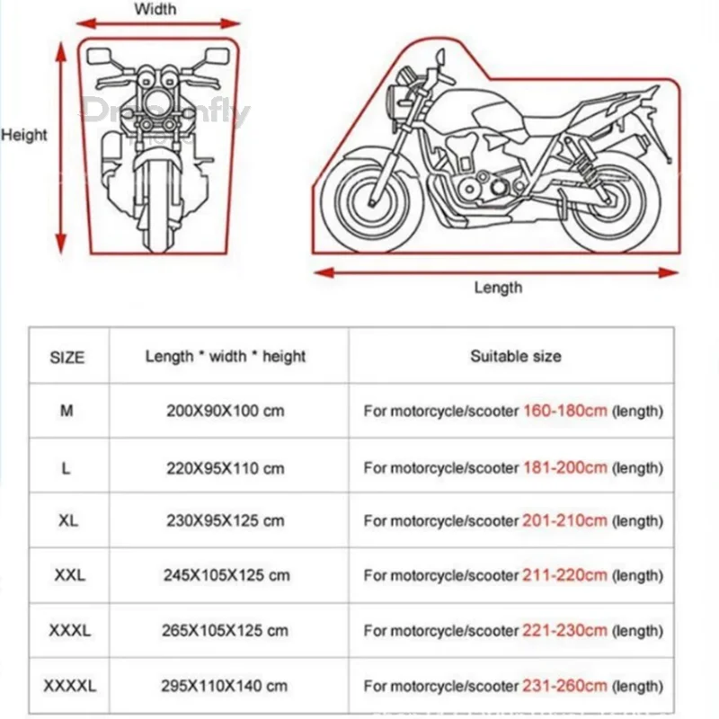 Водонепроницаемый чехол для мотоцикла Dragonfly SUZUKI RMZ250 RMZ450 DRZ400SM RMZ 250 450 DRZ 400 2004-2008