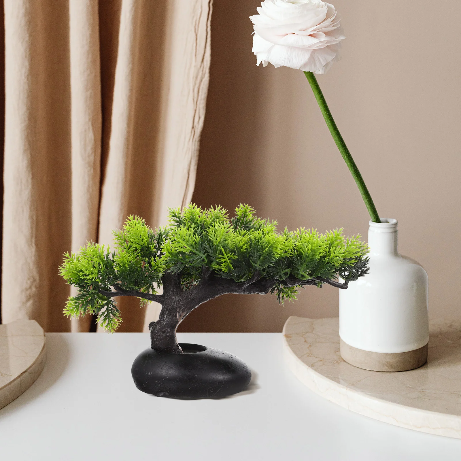 Искусственное украшение сашими искусственное растение зеленая пластиковая