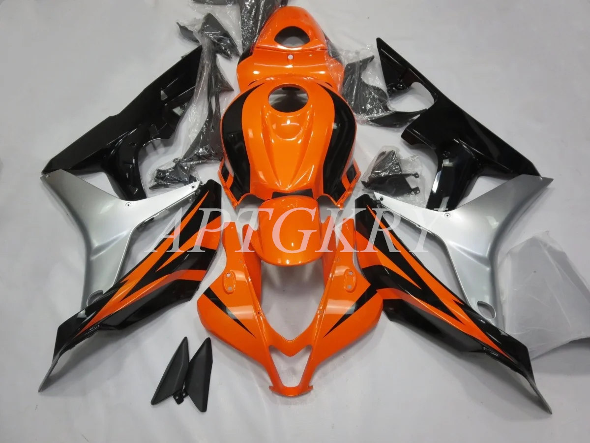 

New ABS Motorcycle Fairings Kit Fit For HONDA CBR600RR F5 2007 2008 07 08 Bodywork Set Custom Orange Black