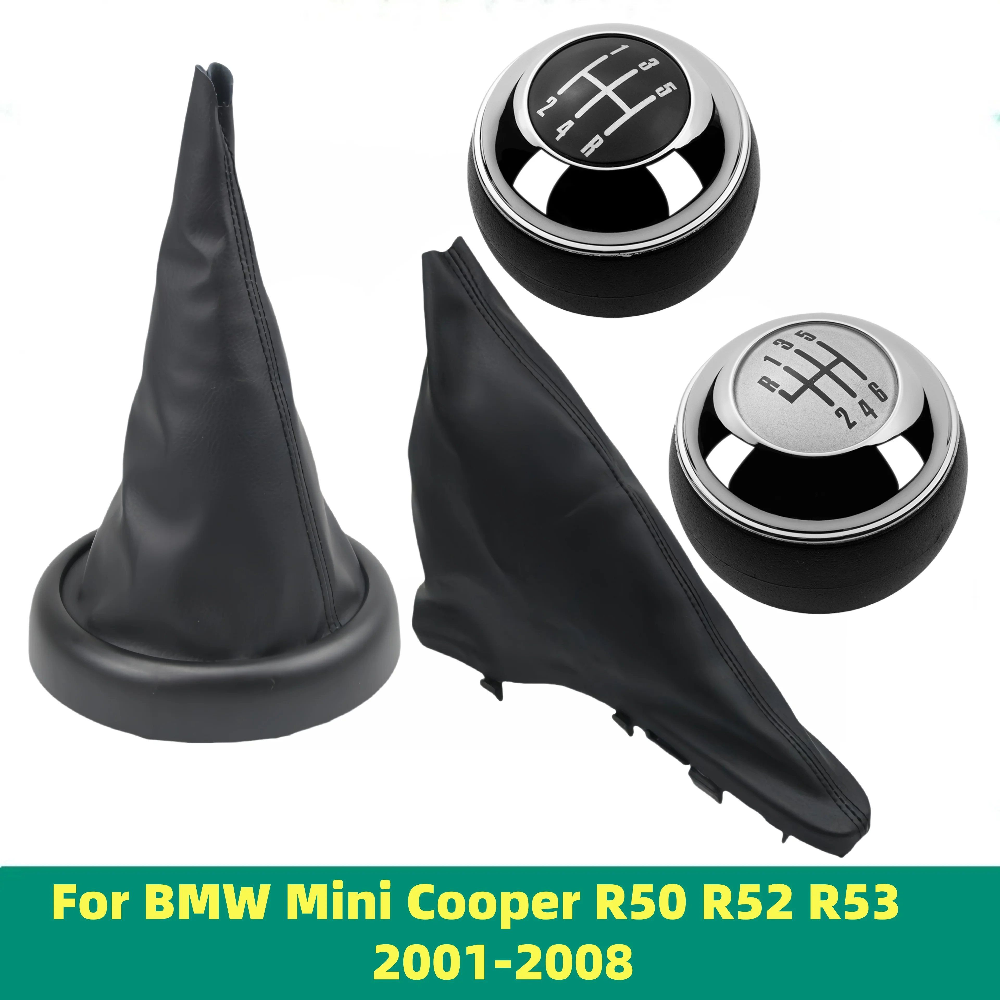 Для BMW Mini Cooper R50 R52 R53 2001-2008 Ручка переключения передач чехол рычаг ручка для