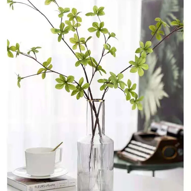 

Glass Vase Living Room Dried Flowers Nordic Ins Style Glass Transparent Dill Home Decoration Accessories Flower Vases For Homes
