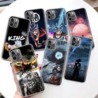 anime goku dragon ball coque phone case for iphone 11 pro max 12 mini 13 7 8 plus x xr xs se 2020 6 6s 5 5s apple soft cover