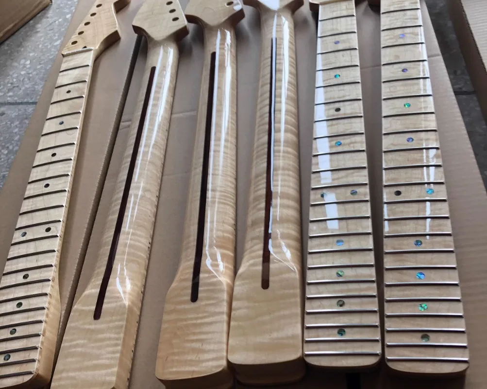 Тигровый принт натуральный гриф 22 продукты 6-струнная ручка для электрогитары с